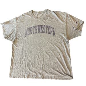 NORTHWESTERN UNIVERSITY Champion Tee T-Shirt XXL 2XL Gameday